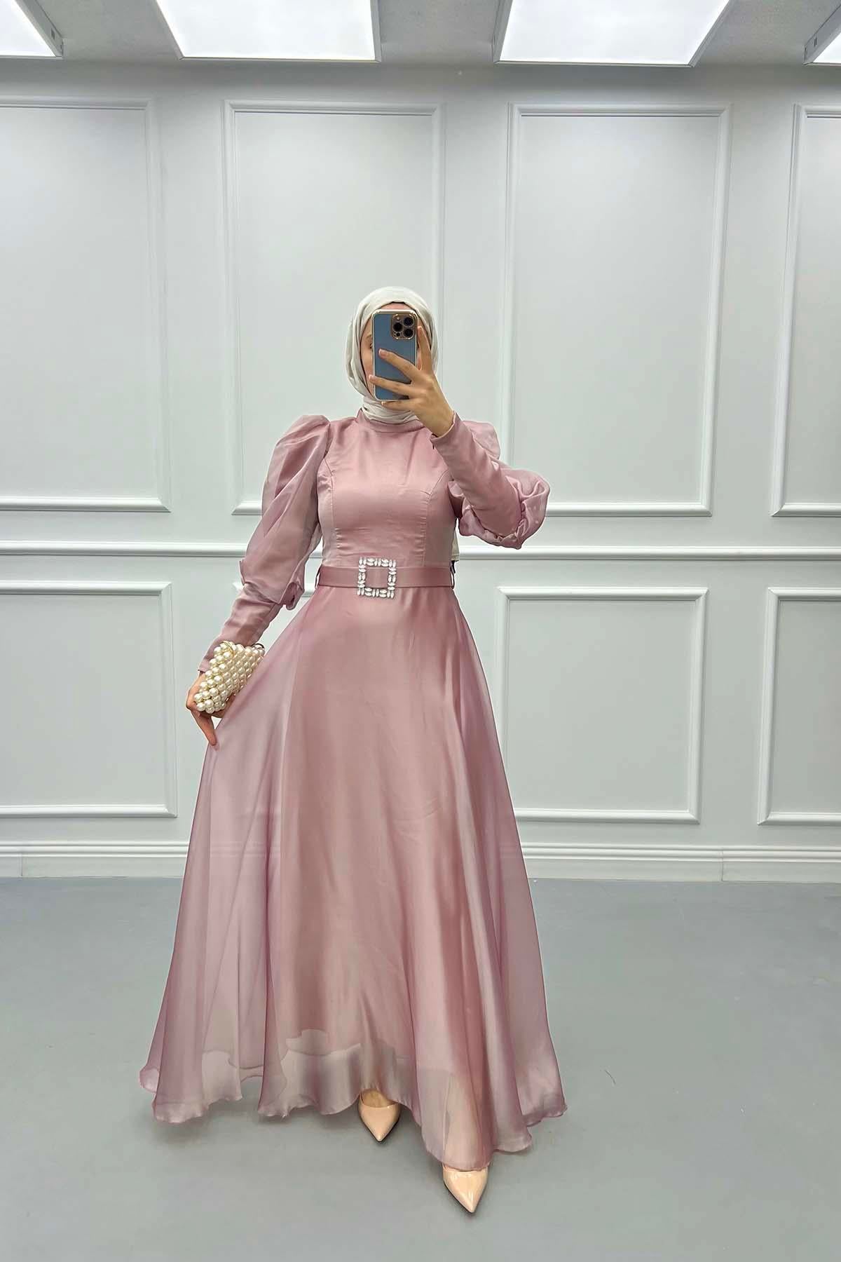 Diamond Abiye Pembe