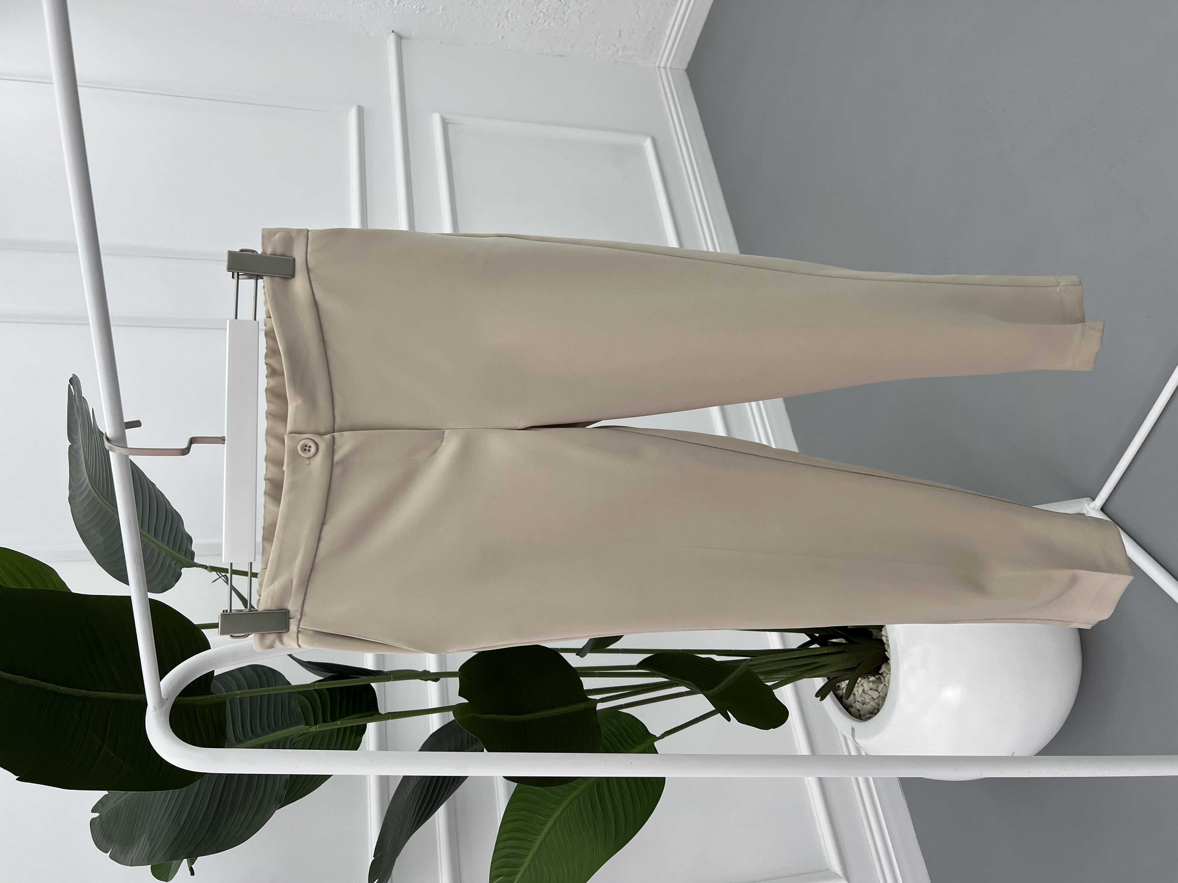 Kumaş Pantolon Bej