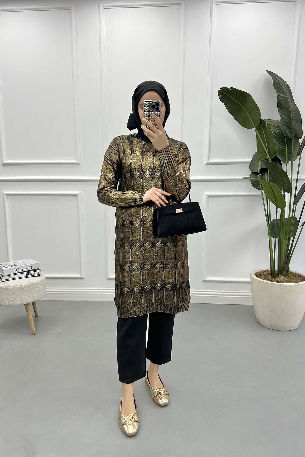 Parlak Triko Kazak Gold