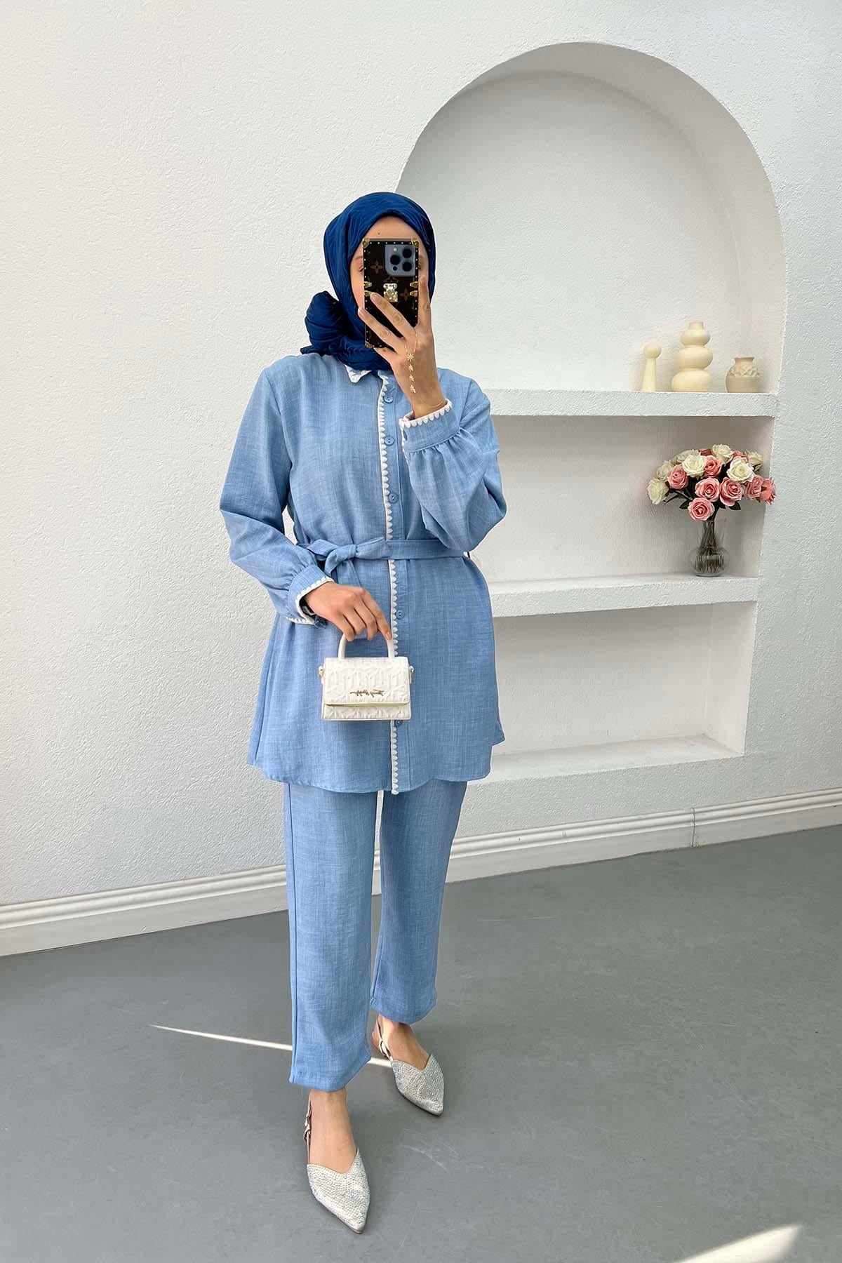 Pinterest Model Takım Mavi