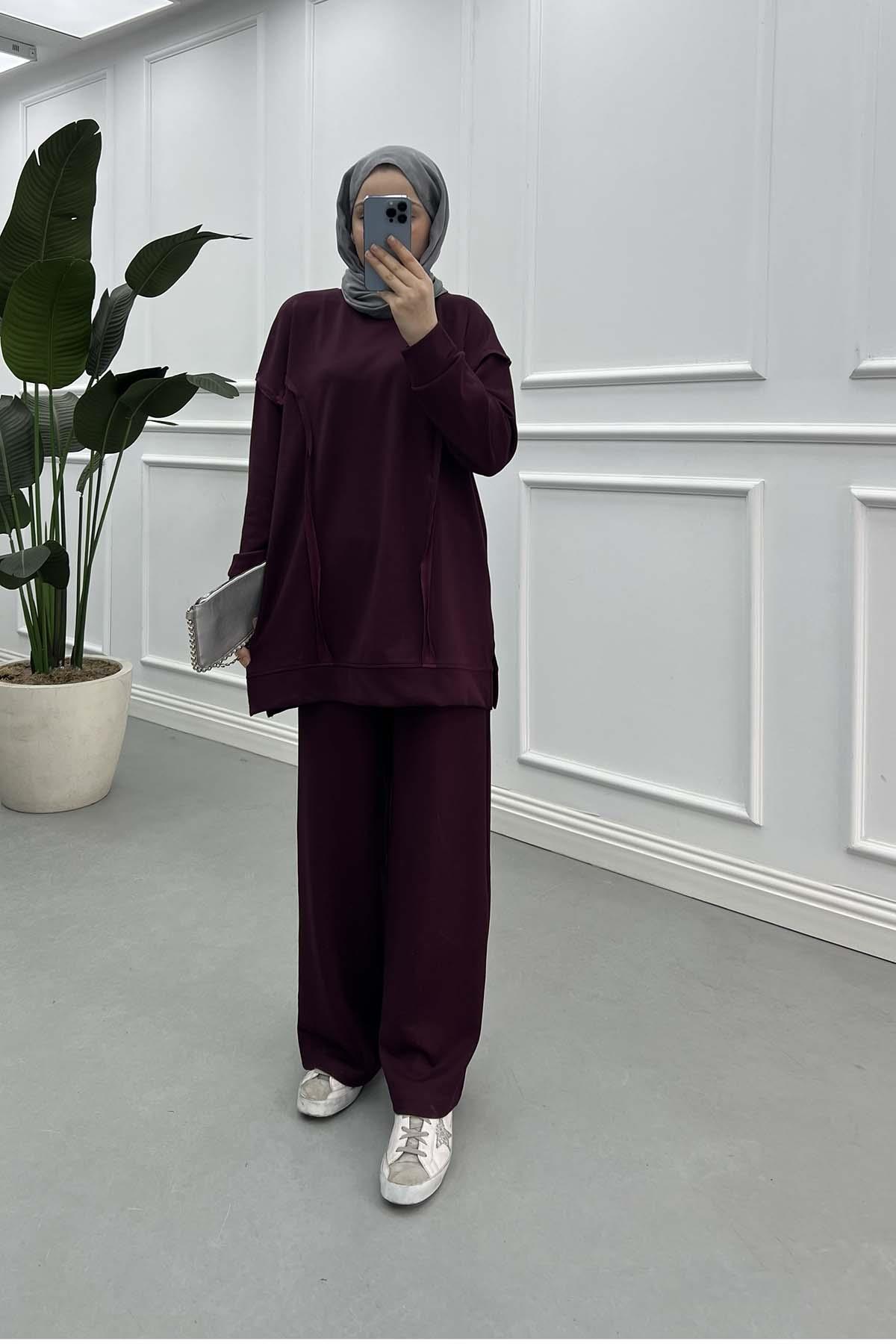 Sportif Elegance Oysh Takım Bordo