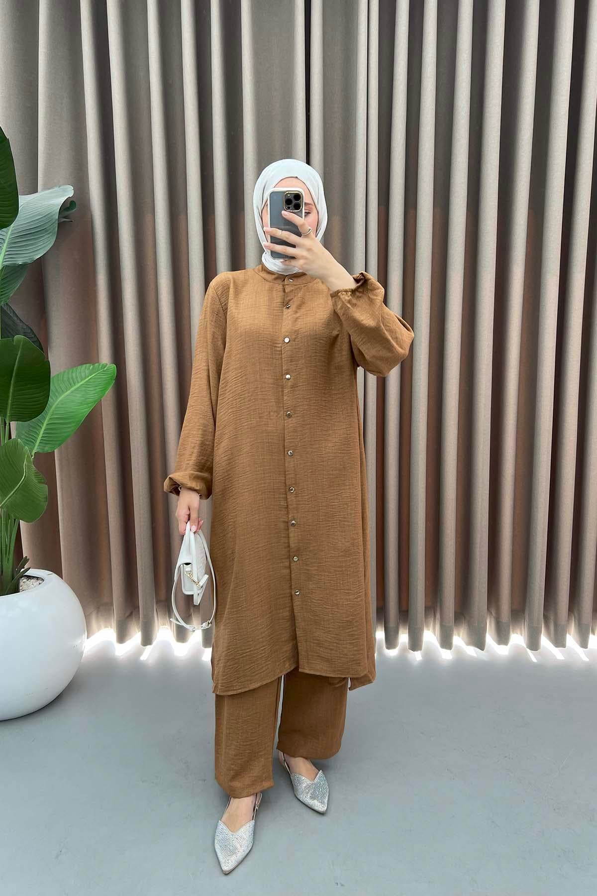 Tunik Takım Kahve