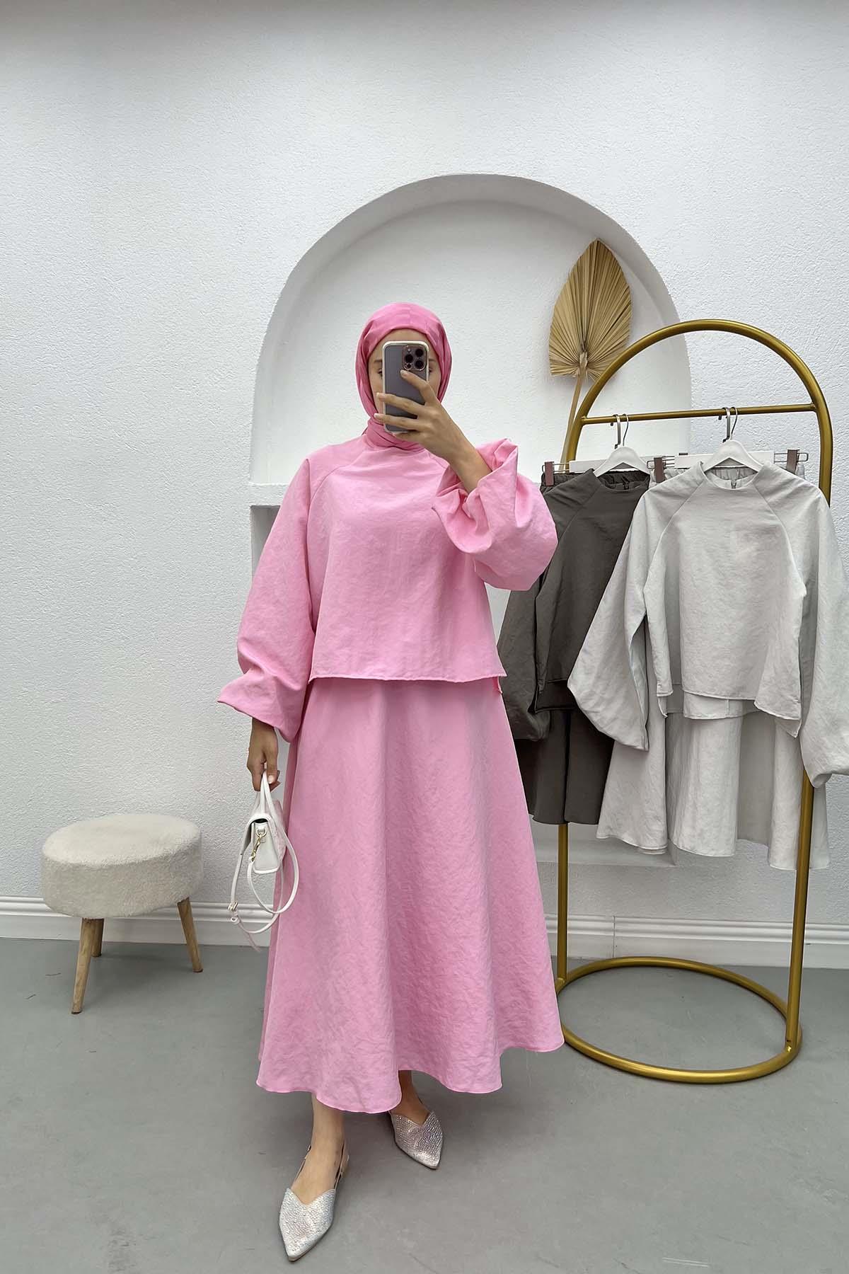 Balon Kol Paraşüt Takım Pembe