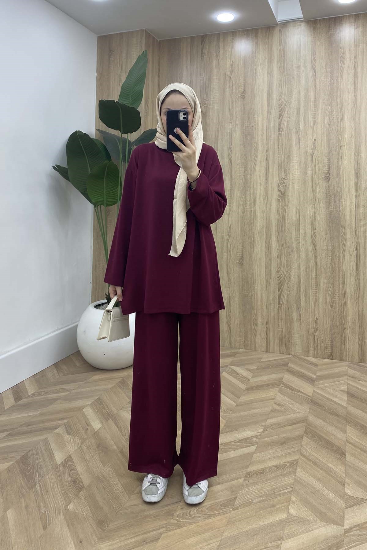 Basic Modal Takım Bordo