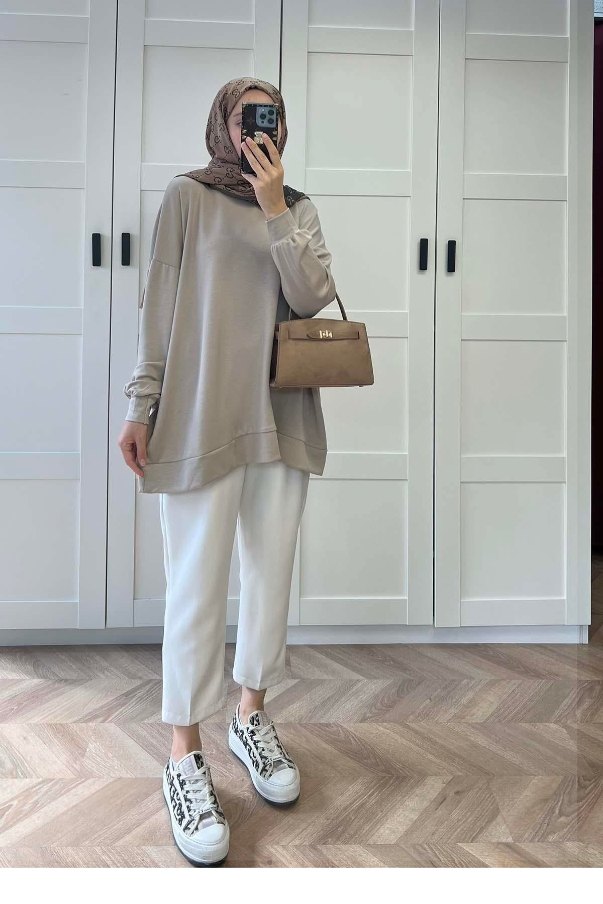 Basic Oysh Sweatshirt Bej