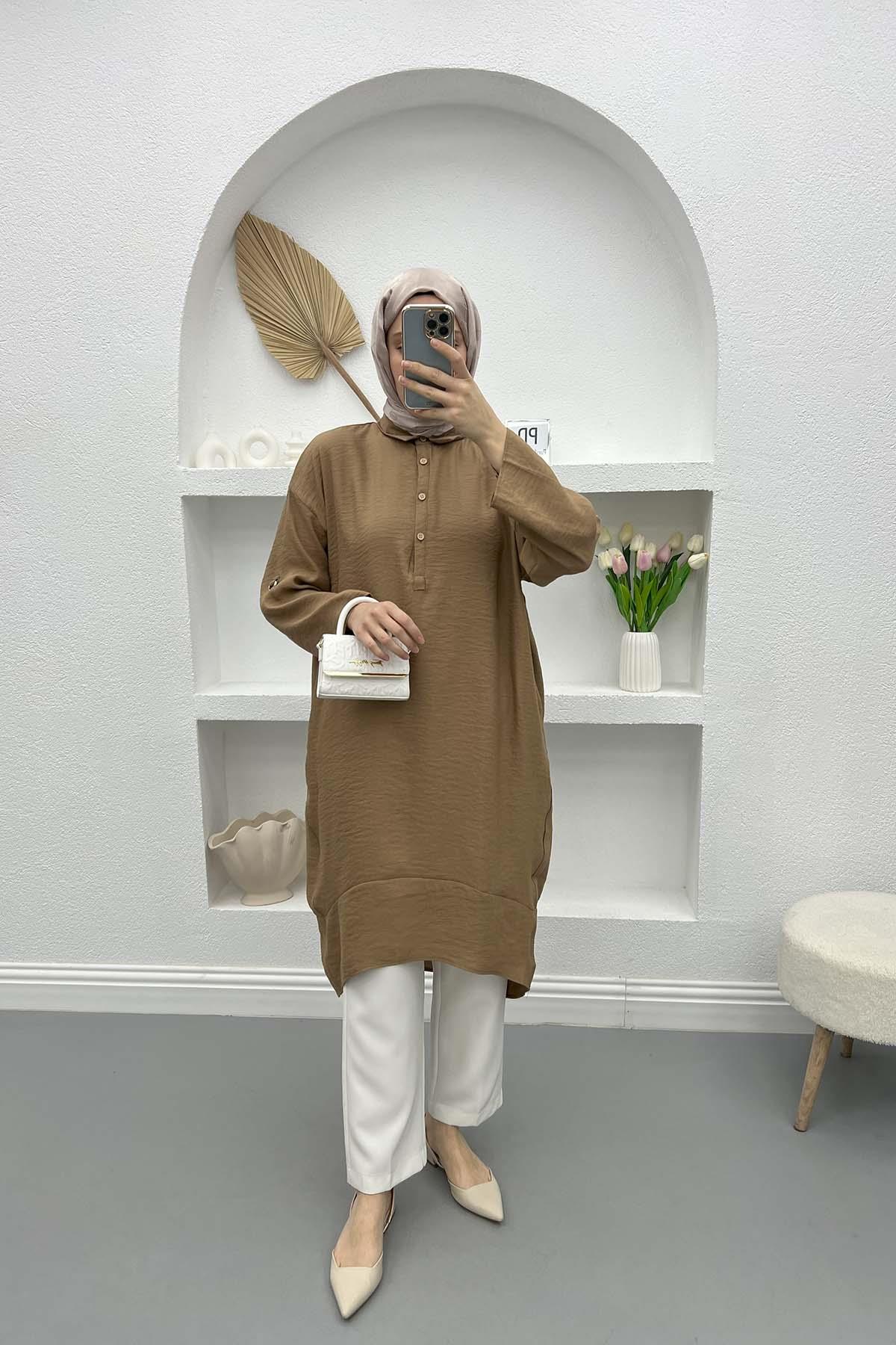 Cepli Tunik Kahve