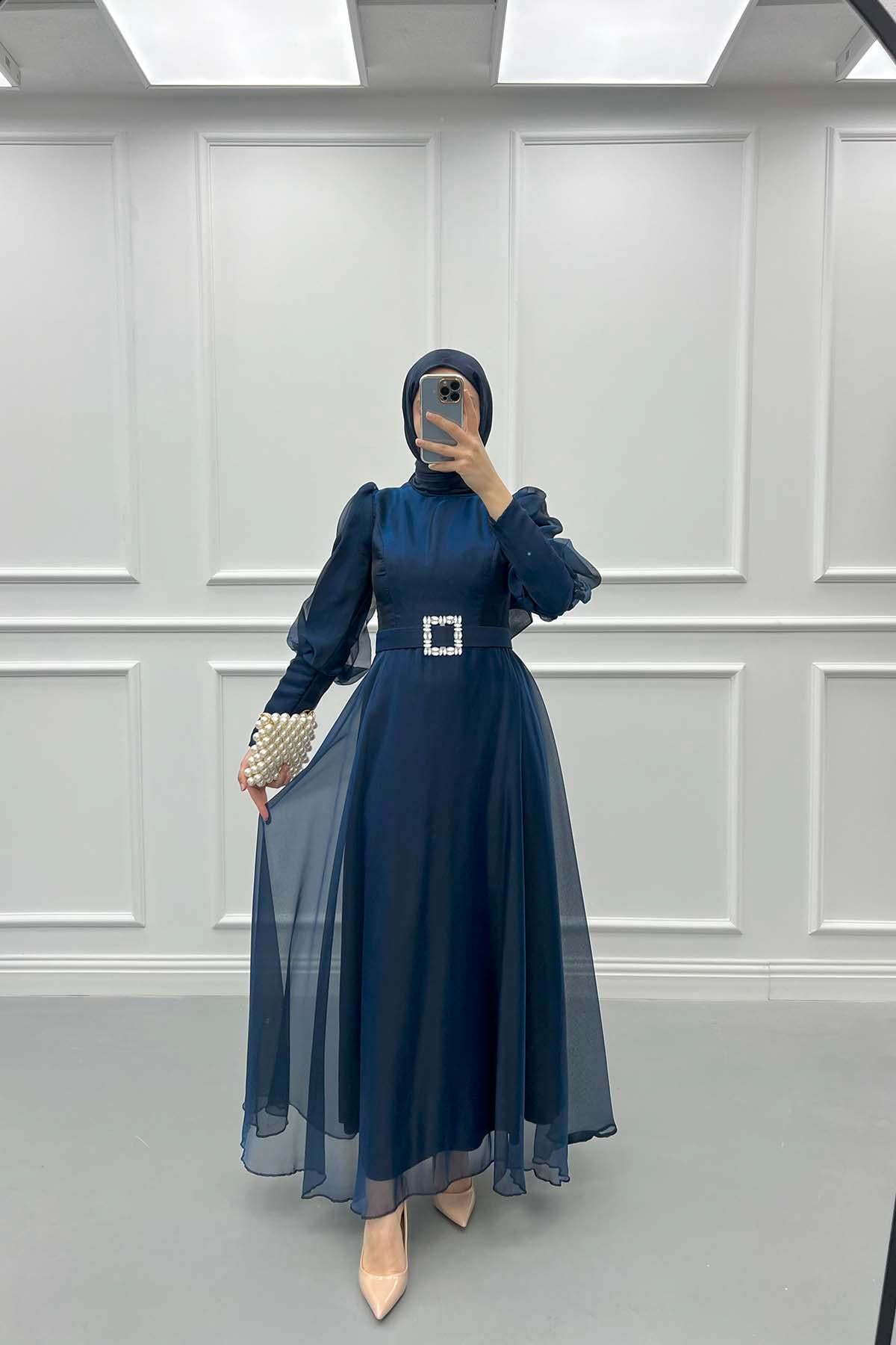 Diamond Abiye Lacivert