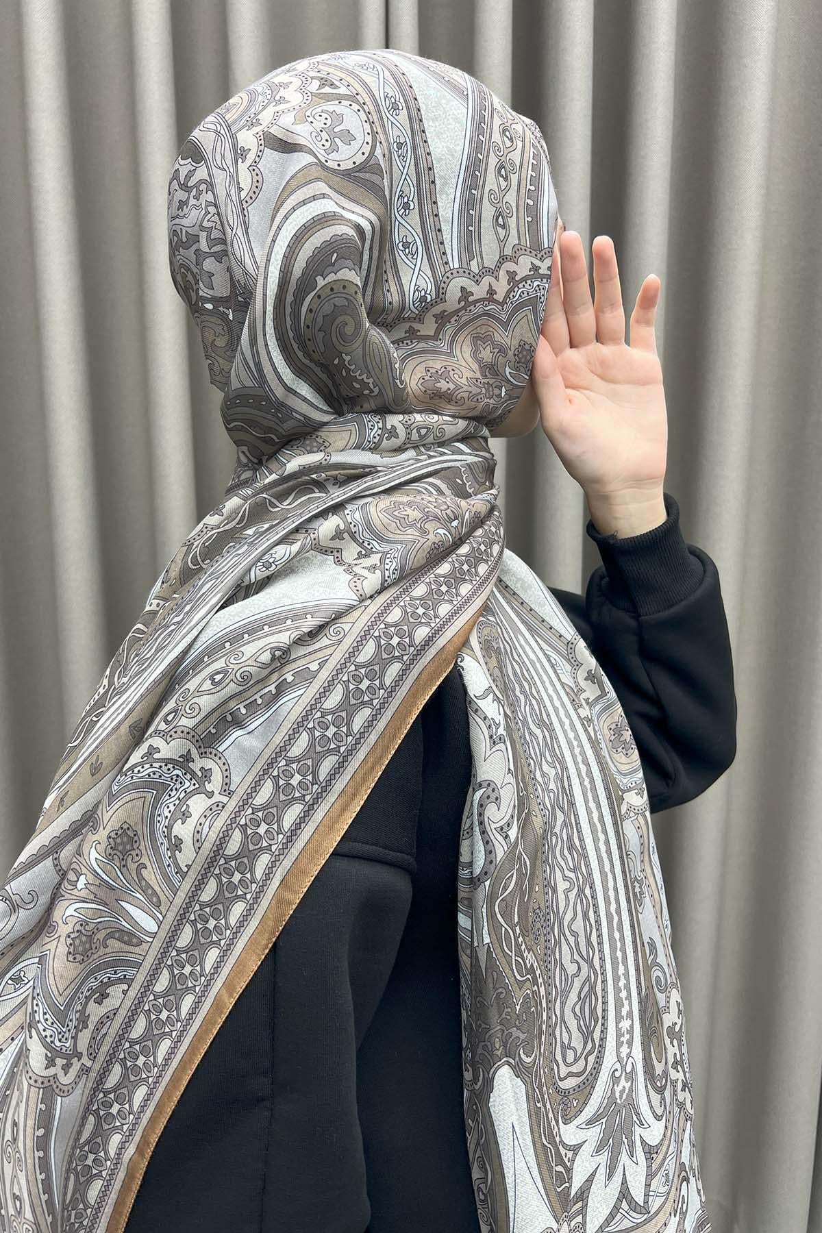 Etro Desenli Şal Kahve