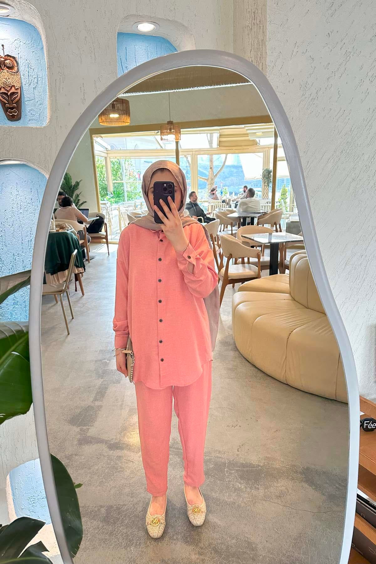 Gömlek Takım Pudra