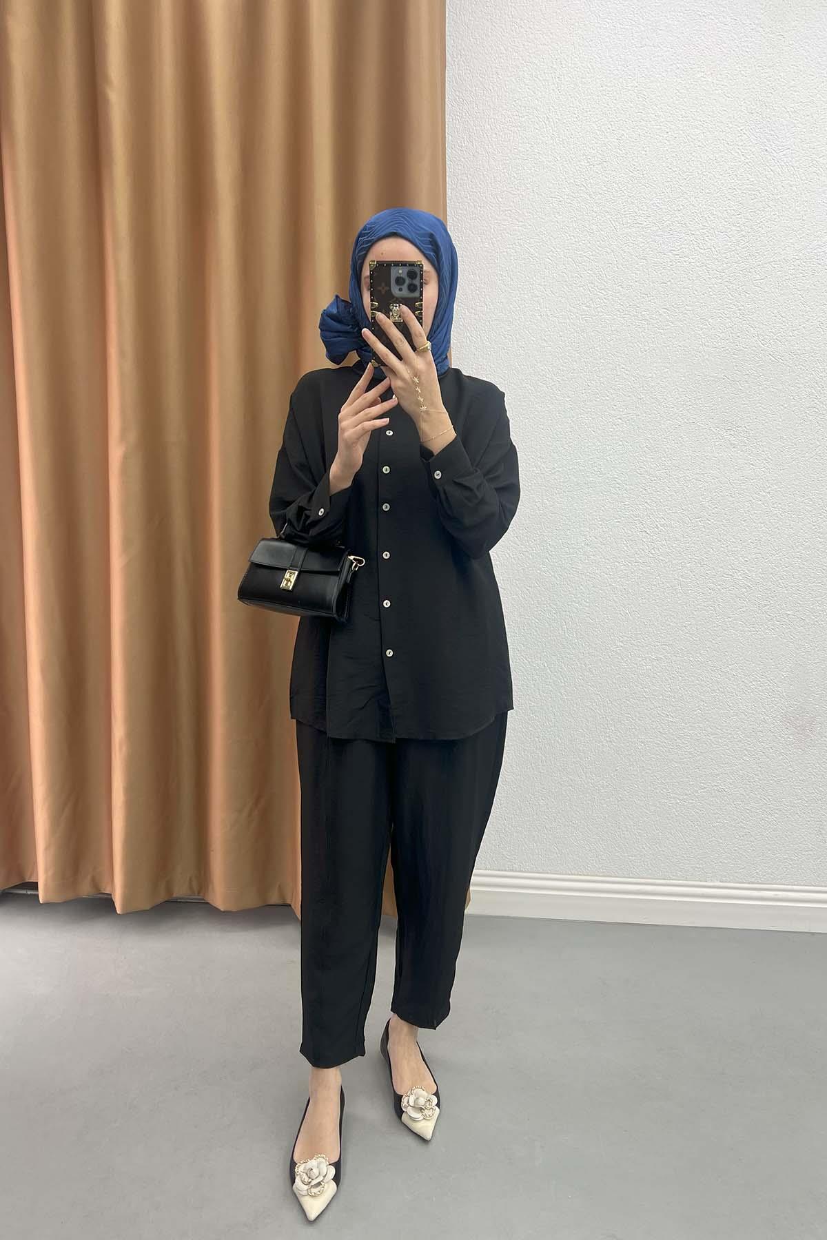 Gömlek Takım Siyah