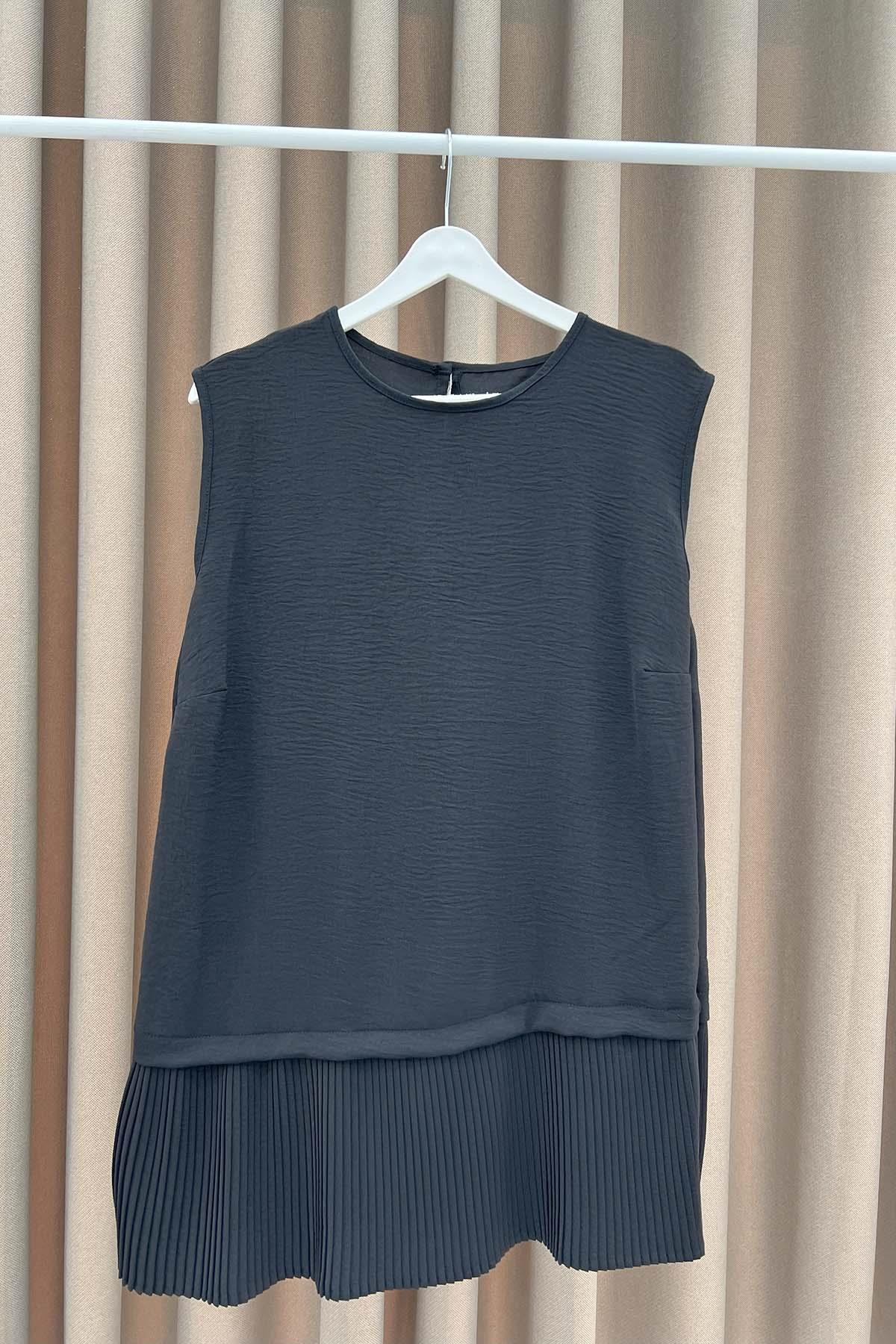 Kalın Piliseli İçlik Siyah