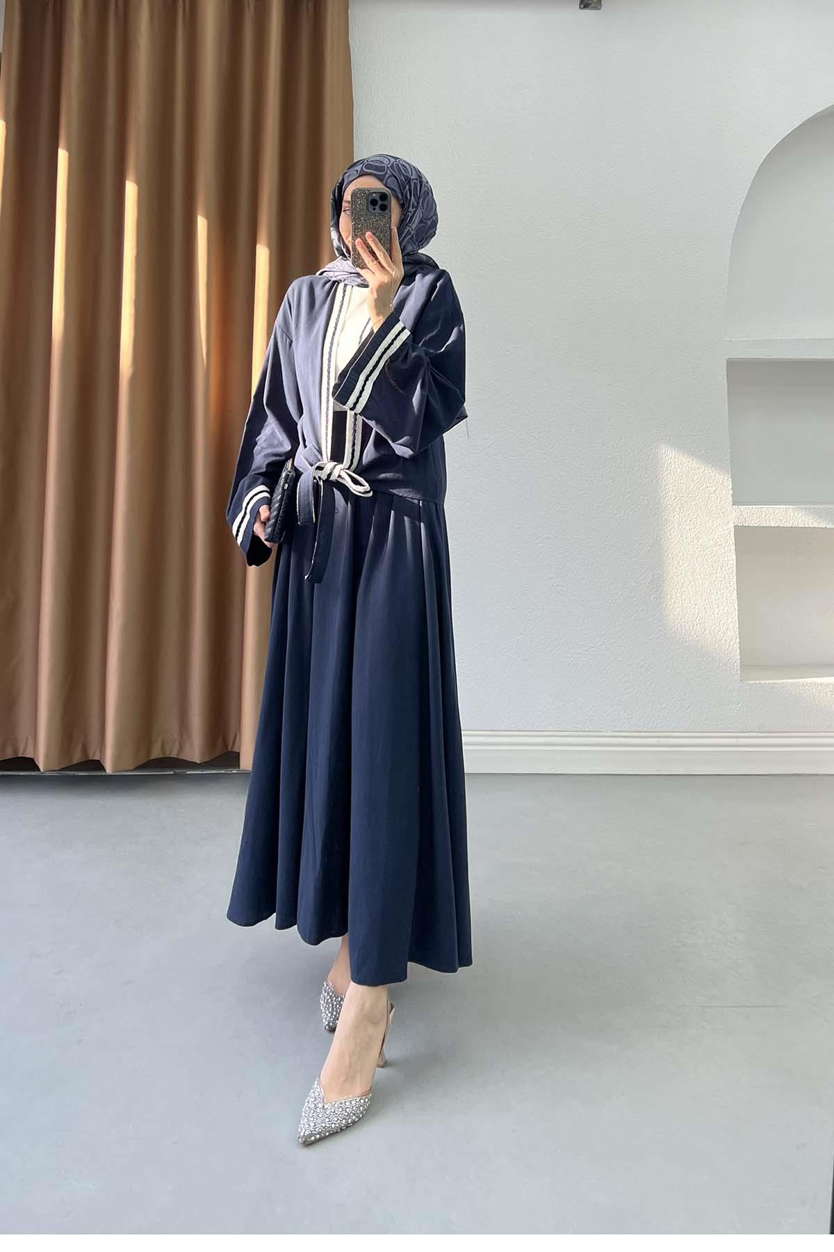 Marin Stil İçlikli Takım Lacivert