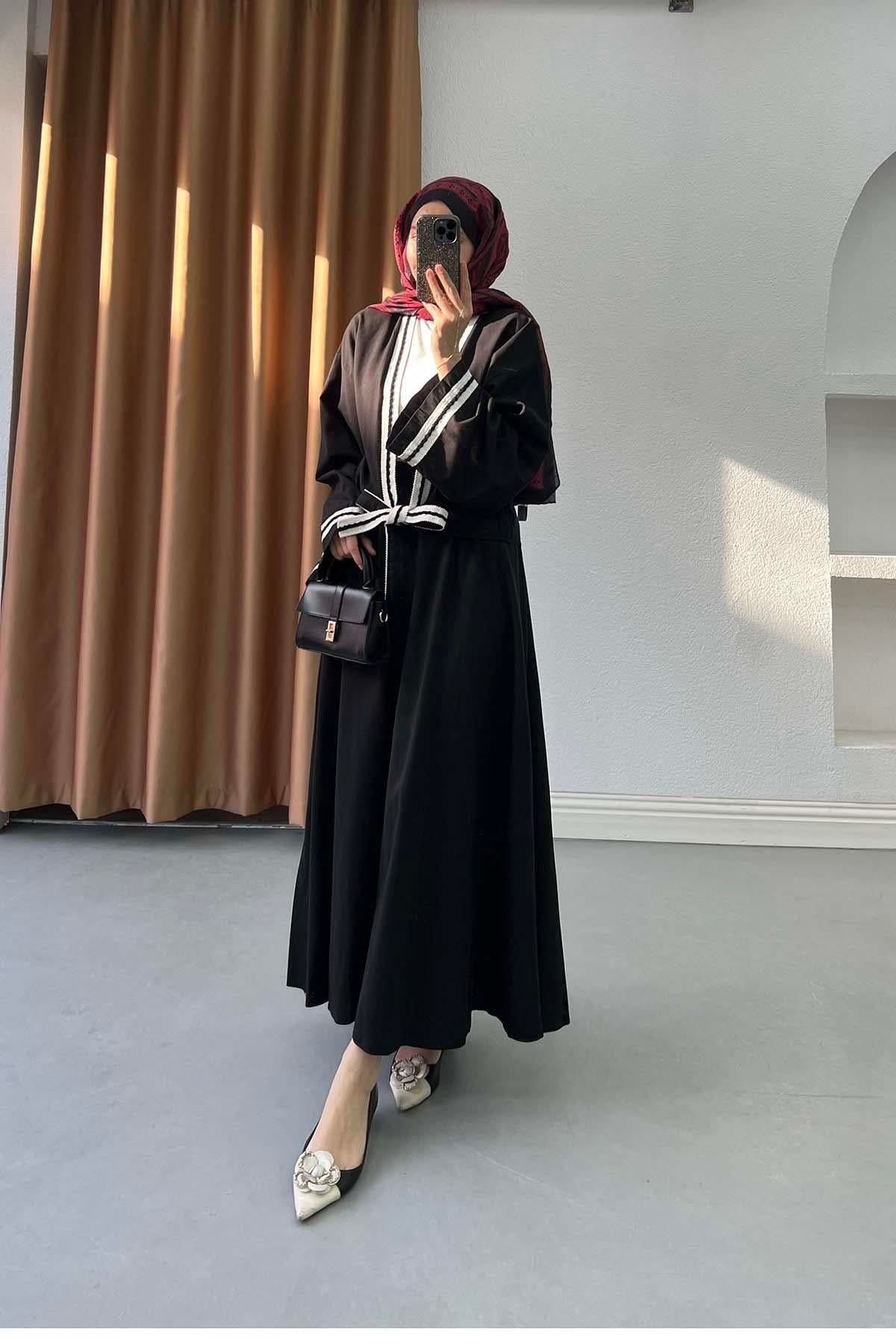 Marin Stil İçlikli Takım Siyah