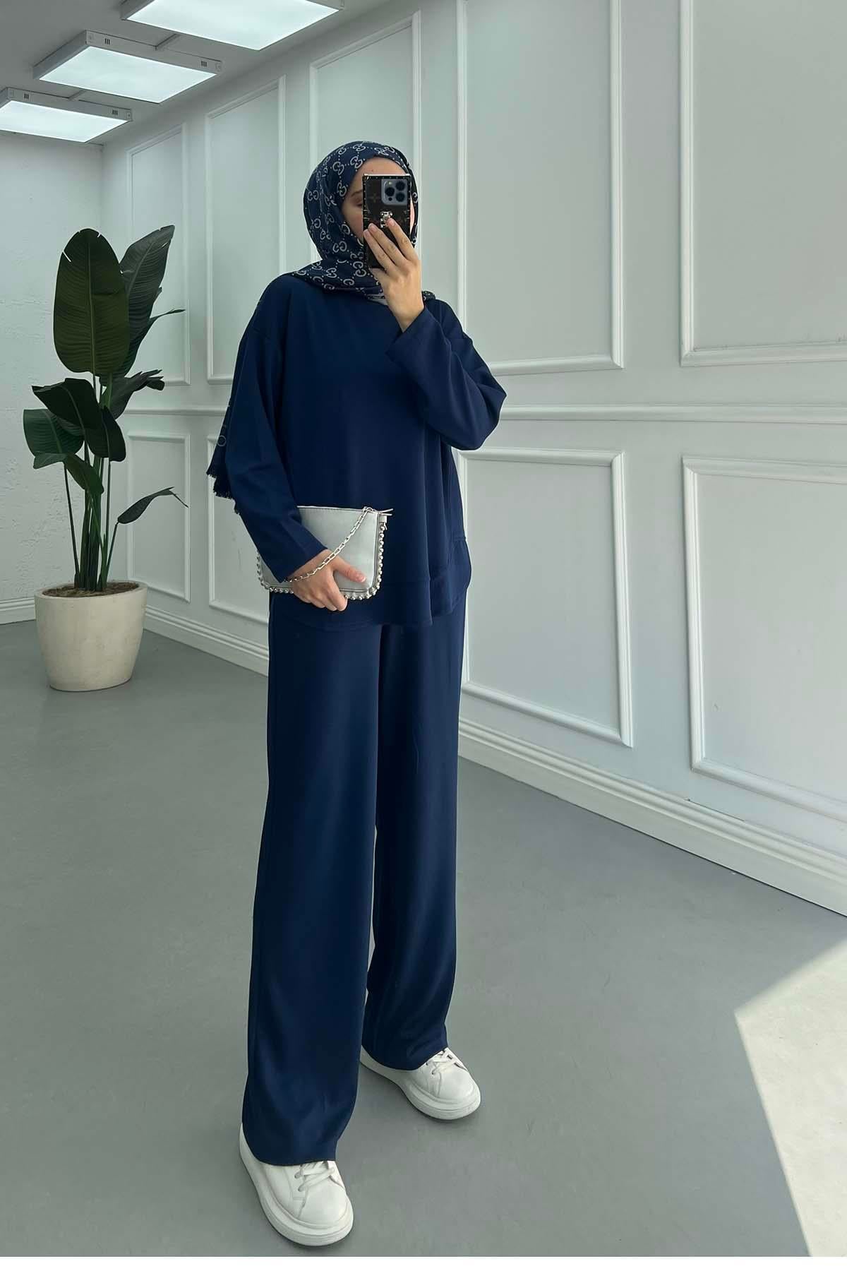Oval Kesim Oysho Takım Lacivert