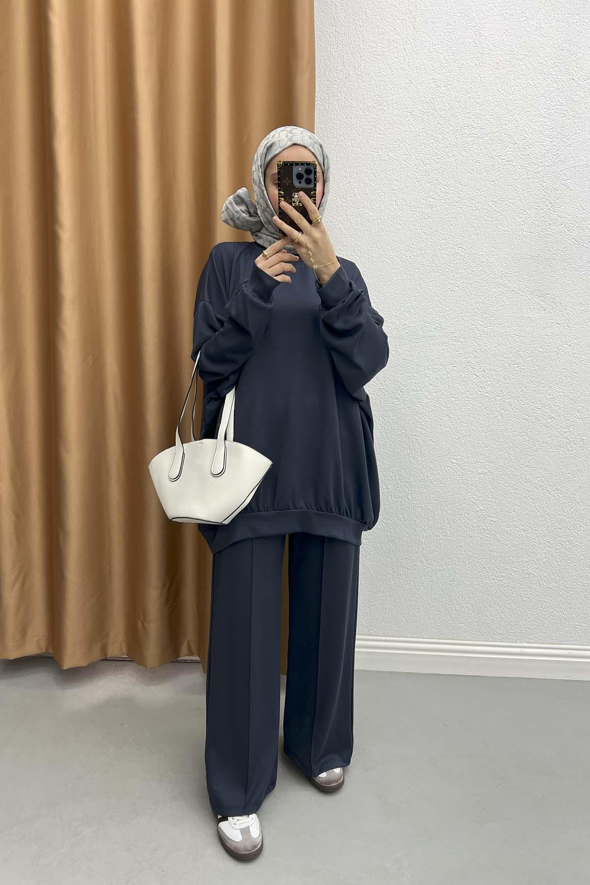 Oversize Penye Takım Antrasit
