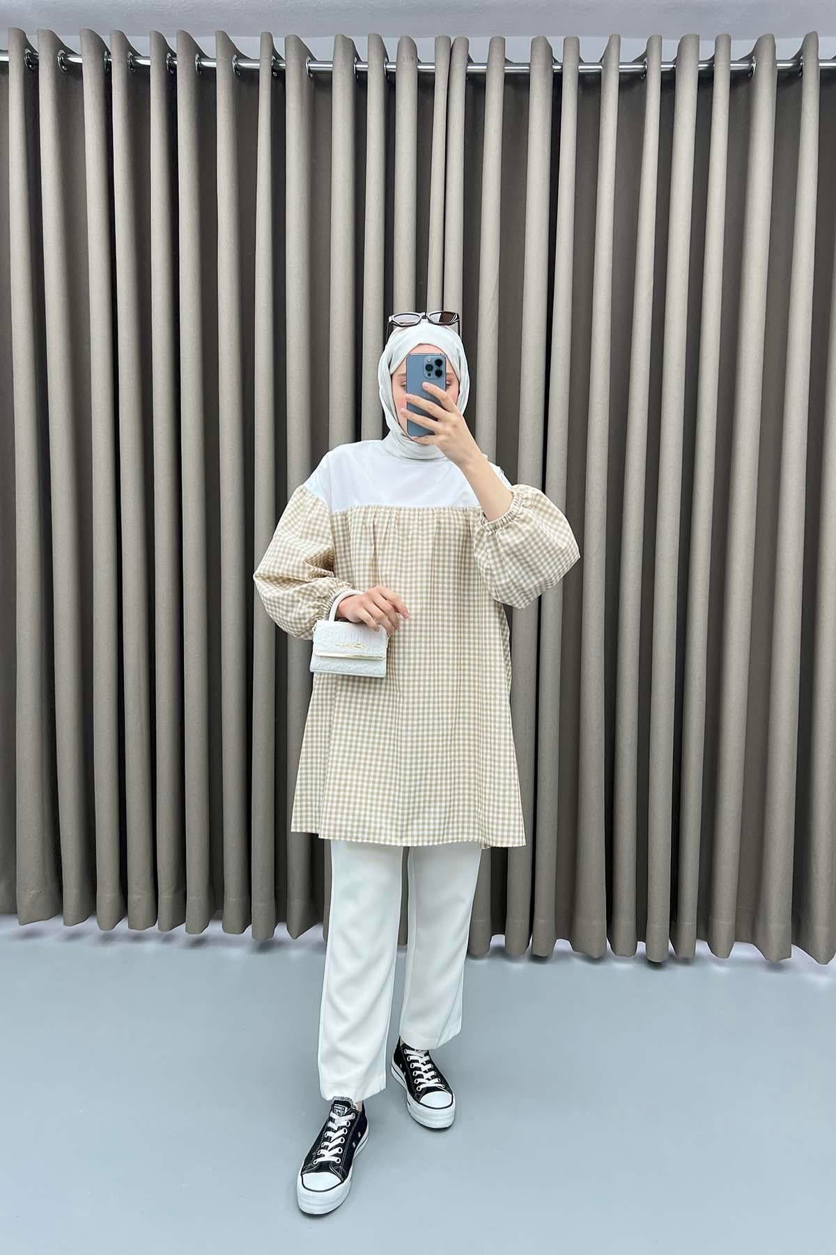 Pötikare Tunik Kahve