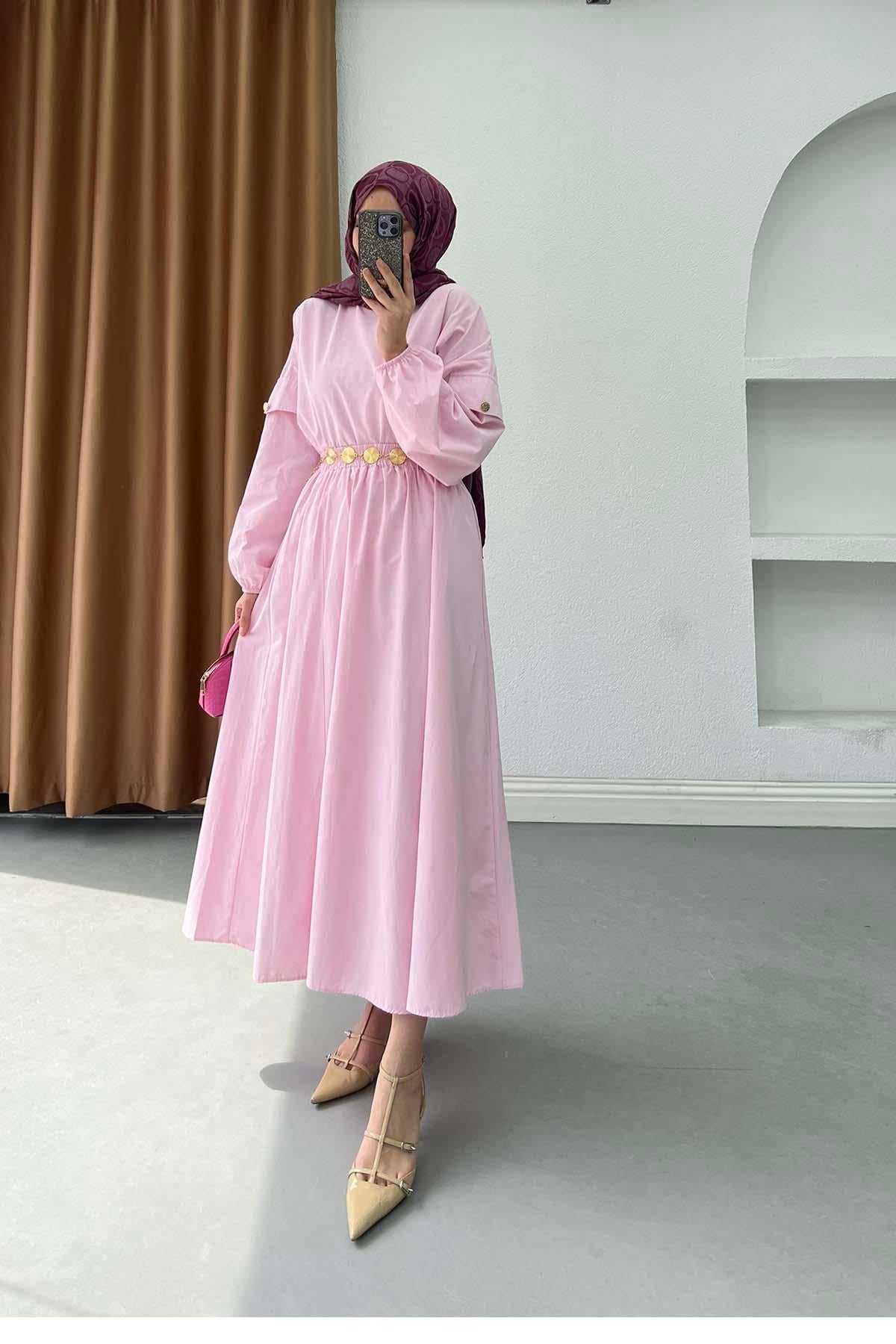 Süs Cepli Luna Takım Pembe