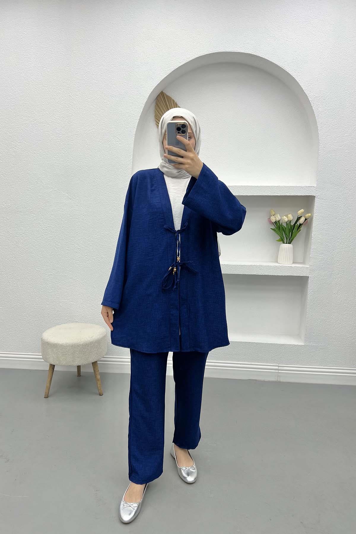 Viral Kimono Takım Lacivert