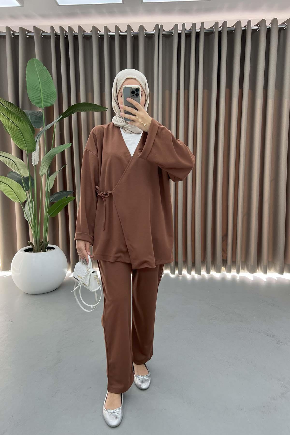 Yan Bağlamalı Takım Kahve