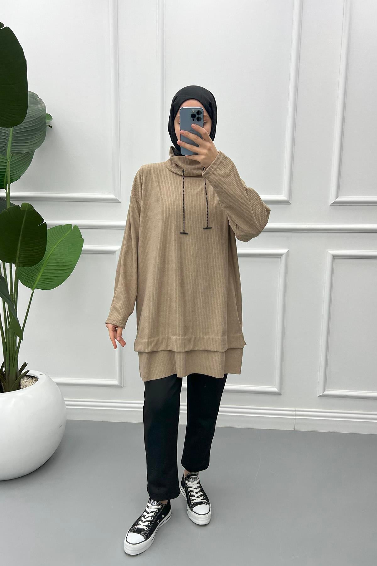 Zincirli Tunik Vizon