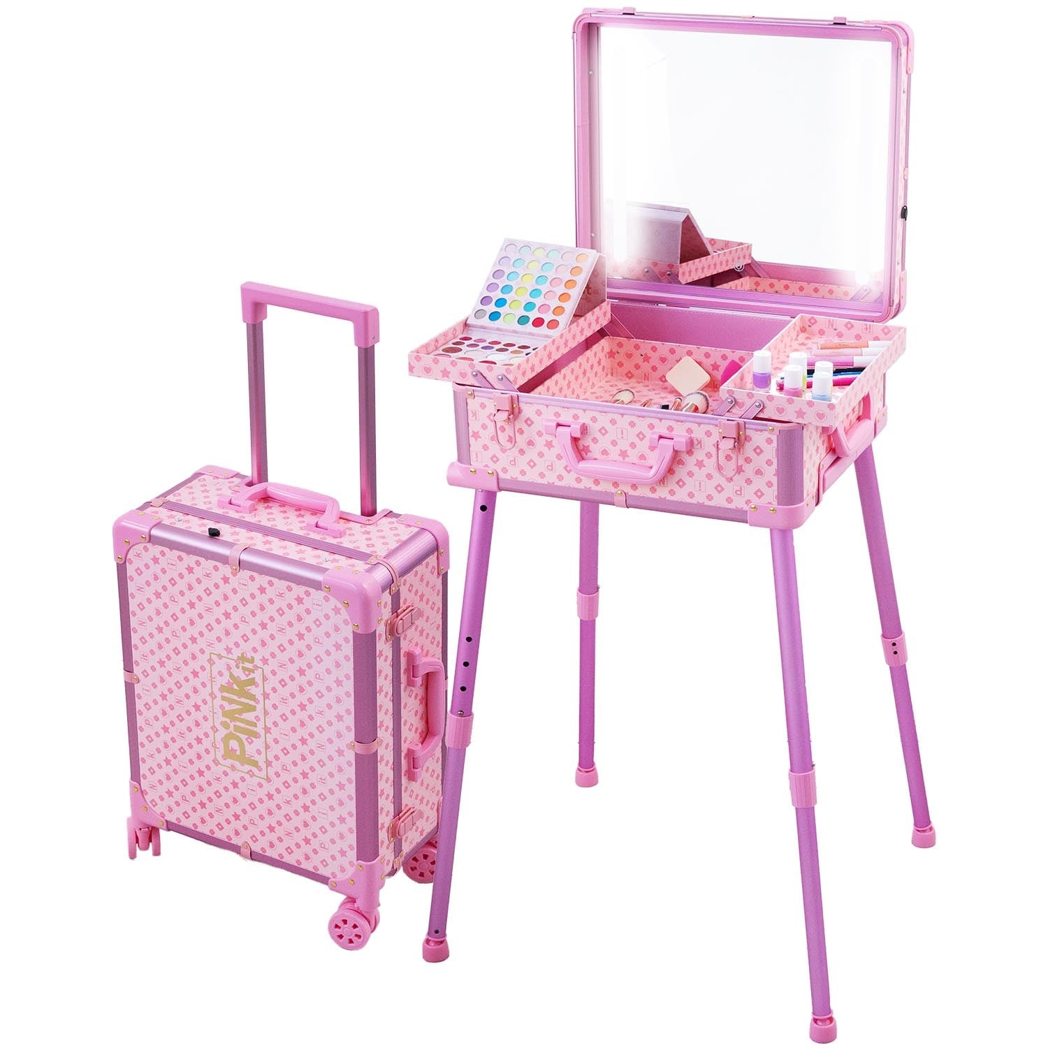 Girabrilla Pink It Makyaj İstasyonu Trolley