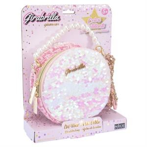 Girabrilla Işıltılı Yuvarlak Omuz Çantası