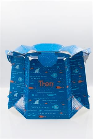 Tron Hijyenik Kullan At Potty (Lazımlık) Balık Desenli