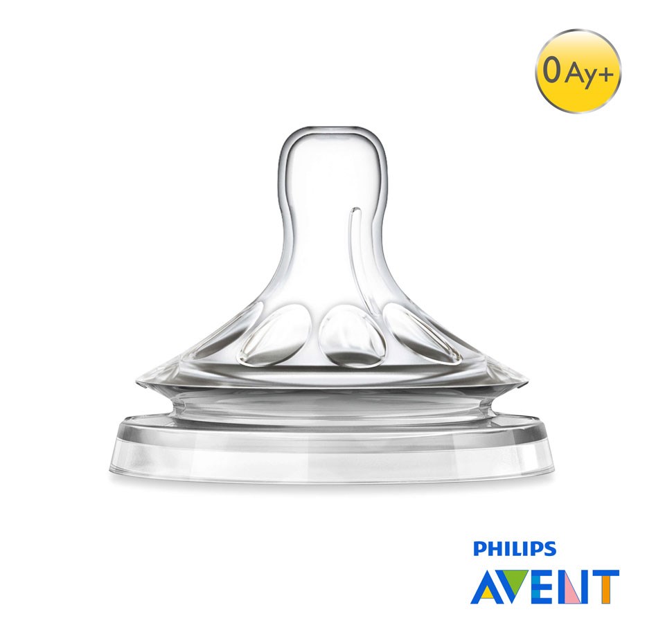 PHILIPS AVENT Natural Biberon emziği, 1 delik, Yenidoğan 0m+ 2'li