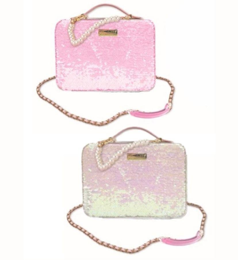 Girabrilla Işıltılı Bavul Makyaj Çantası