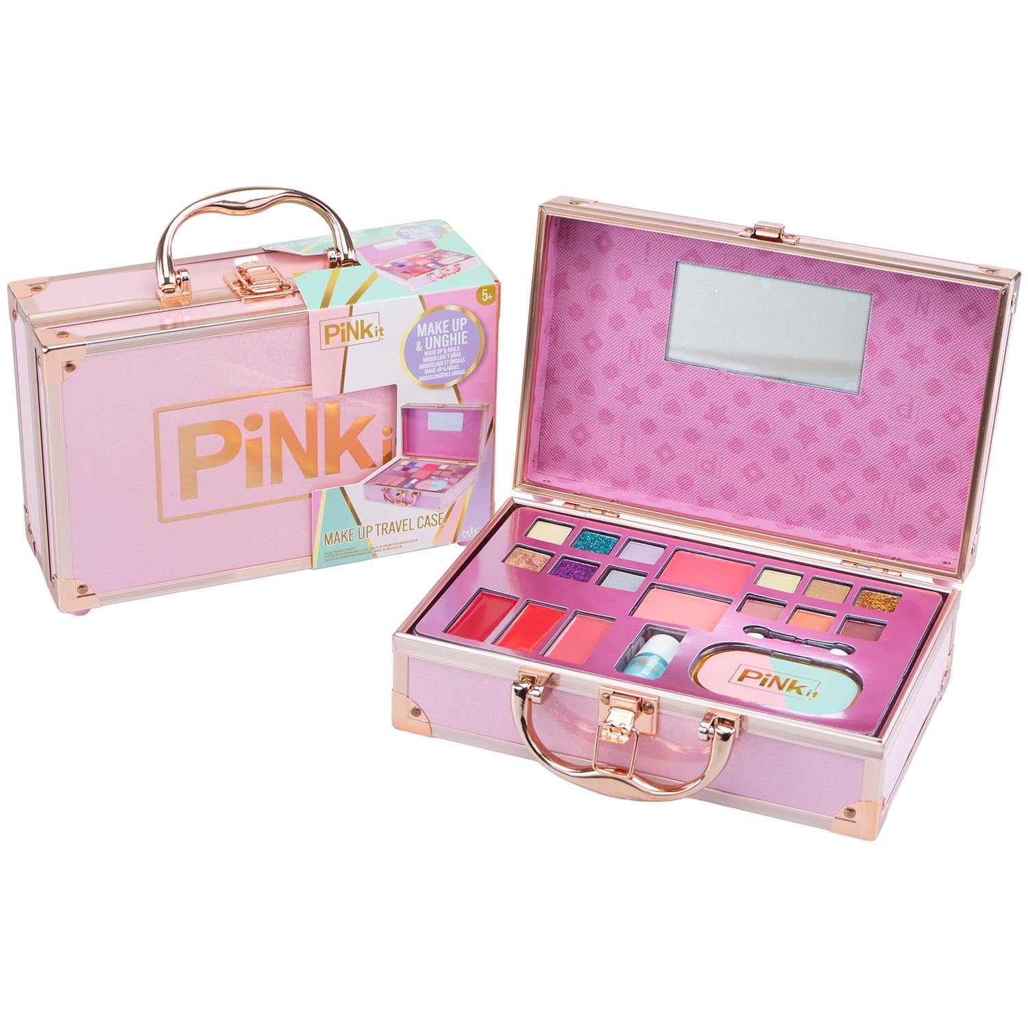 Girabrilla Pink It Travel Make Up Set