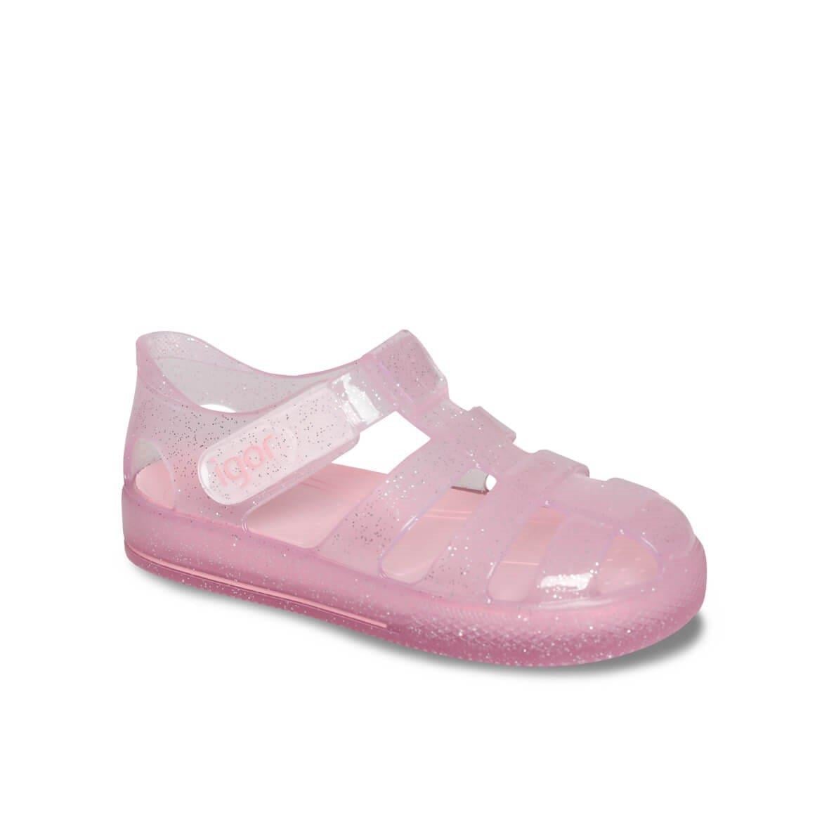 Igor Çocuk Cırtlı Sandalet Star Glitter - Pink