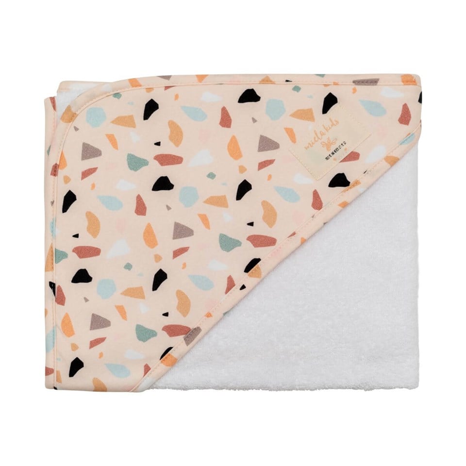 Miela Başlıklı Banyo Havlusu Terrazzo