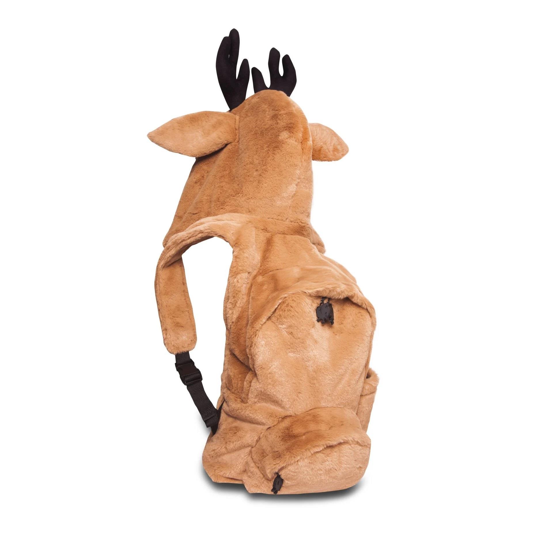 Morikukko Çıkabilir Kapüşonlu Sırt Çantası-Deer (Çocuk Boy)