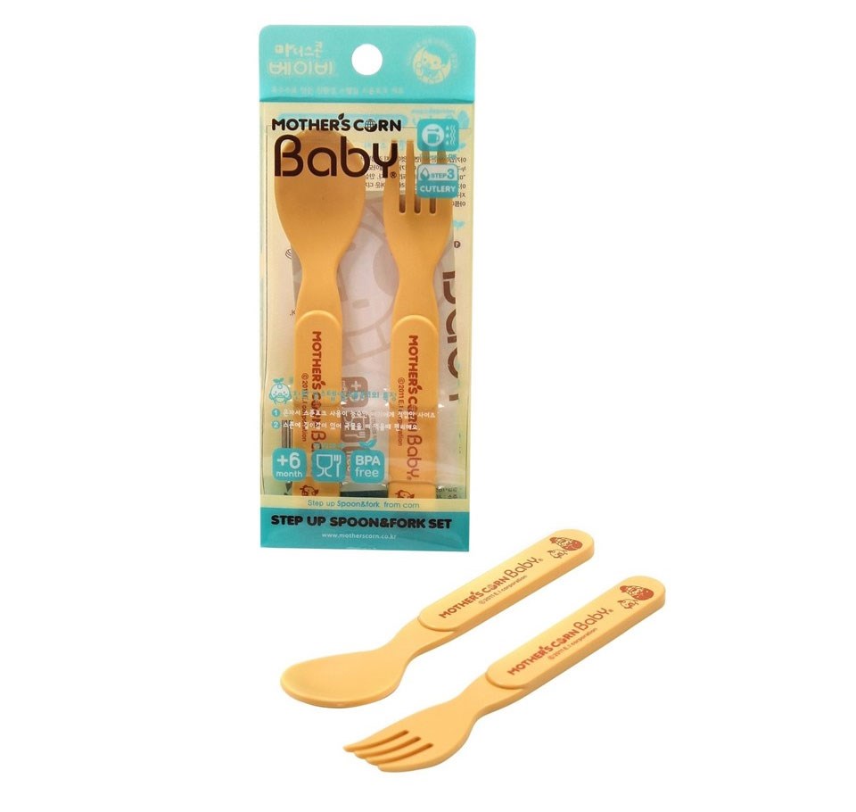 Mother's Corn Alıştırma Çatal Kaşık Set