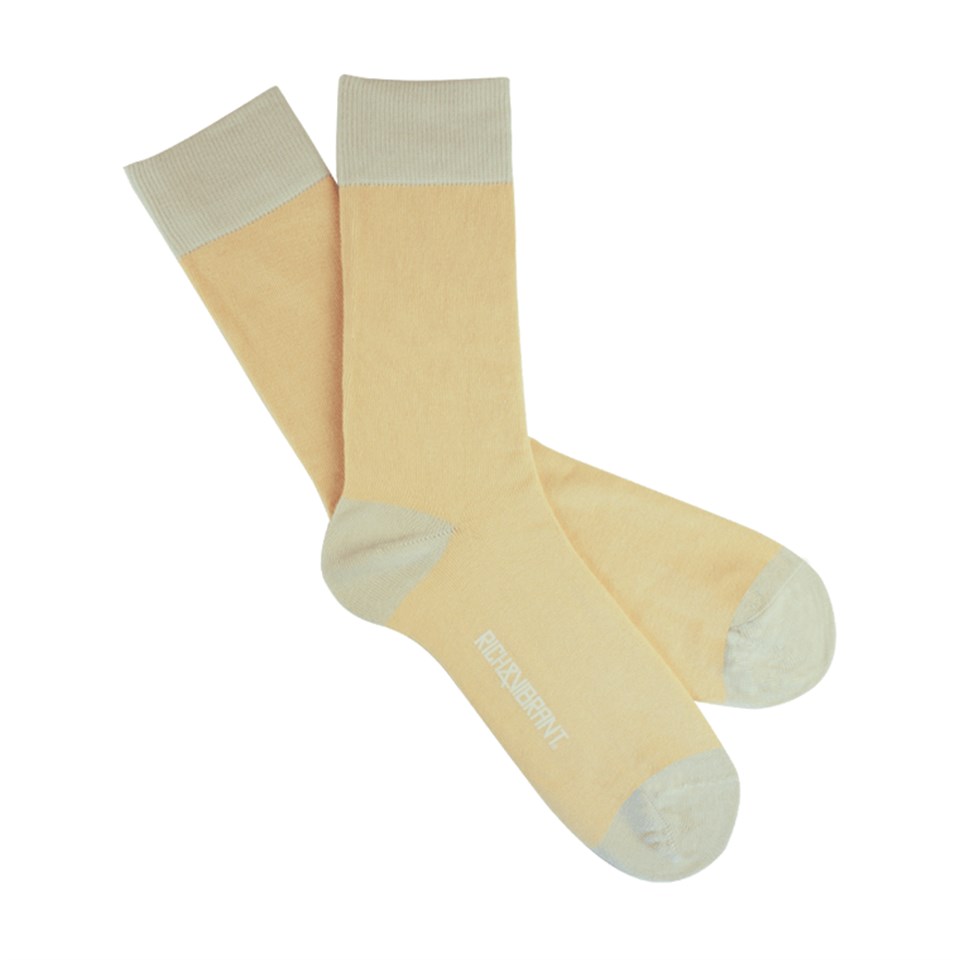 Rich&Vibrant Solid Melon - Organik Soket Çorap