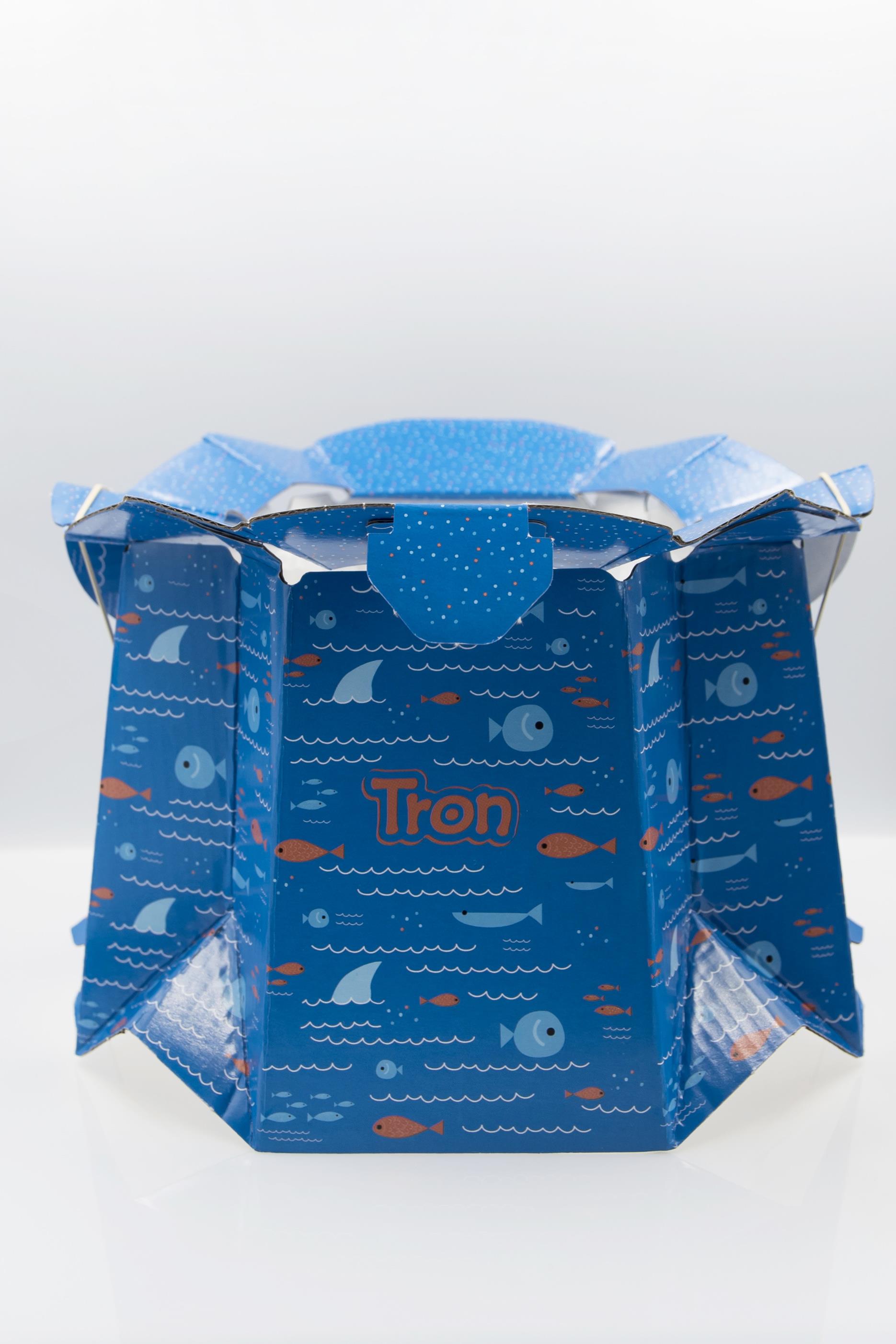 Tron Hijyenik Kullan At Potty (Lazımlık) Balık Desenli