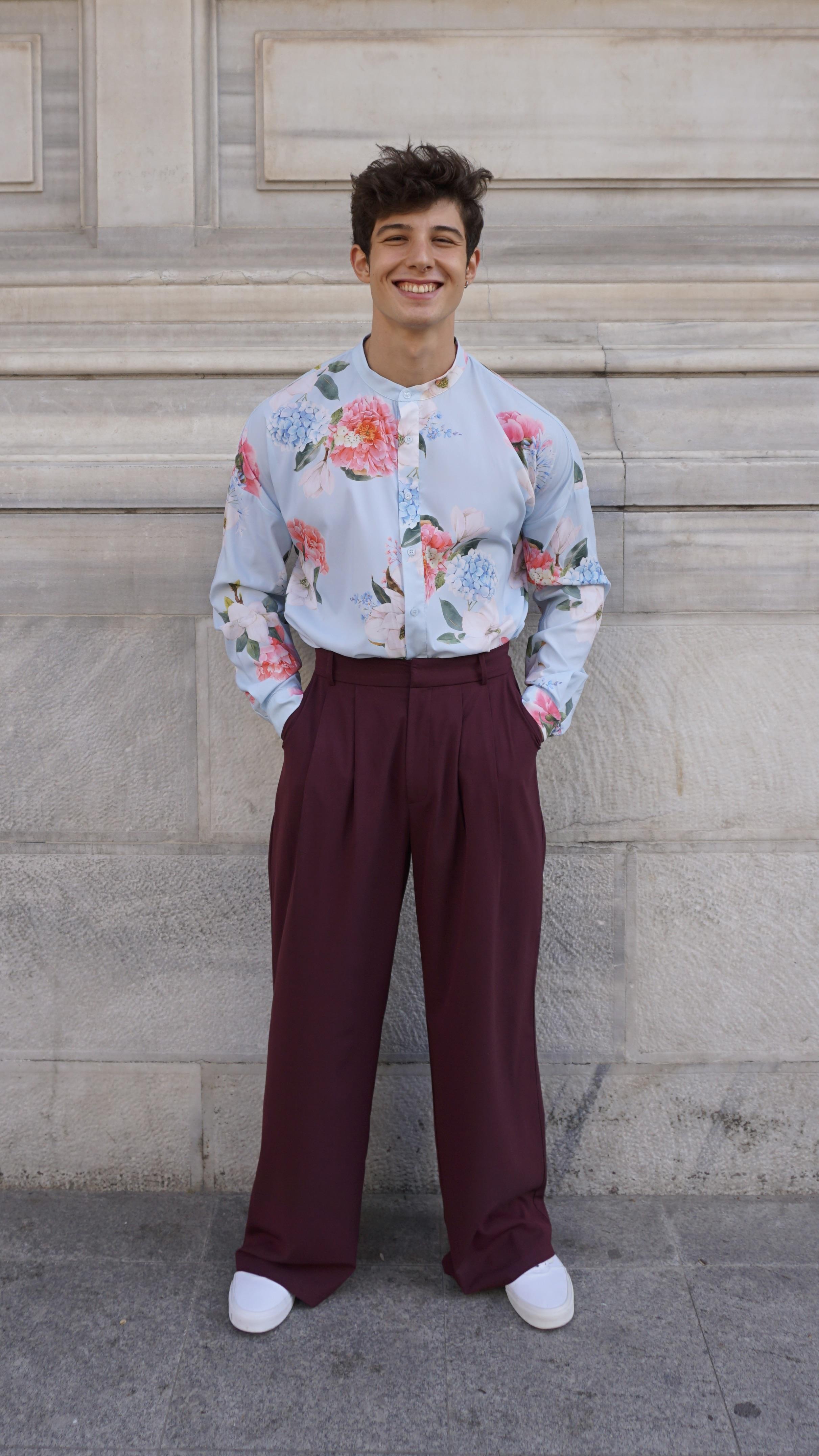 Mr. Fitzwilliam Darcy Burgundy Pantolon