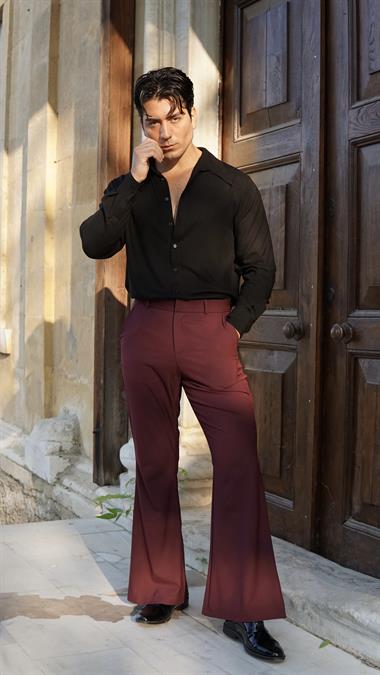Alonso Juan Burgundy Pantolon