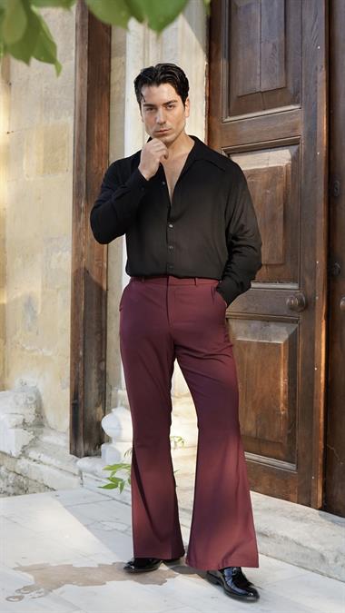 Alonso Juan Burgundy Pantolon