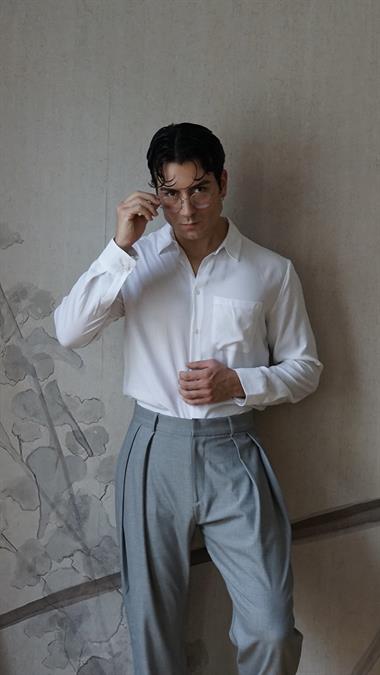 Atticus Finch Gri Pantolon 