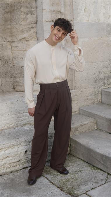 Charles Bingley Bej Gömlek 