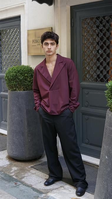 Hades Burgundy Gömlek