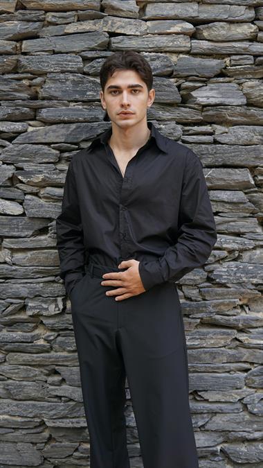 Heathcliff Siyah Gömlek