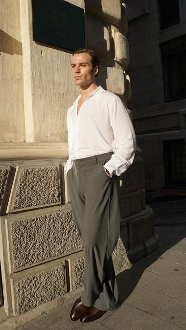 İnce Memed Beyaz Gömlek