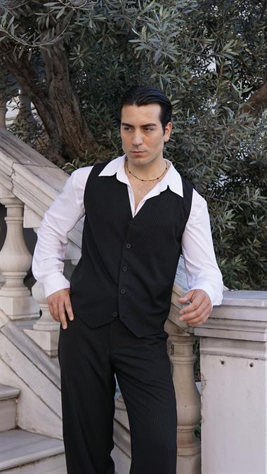 İnce Memed Çizgili Pantolon