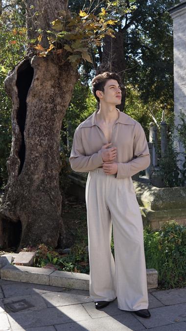 Kont Alucard Bej Gömlek