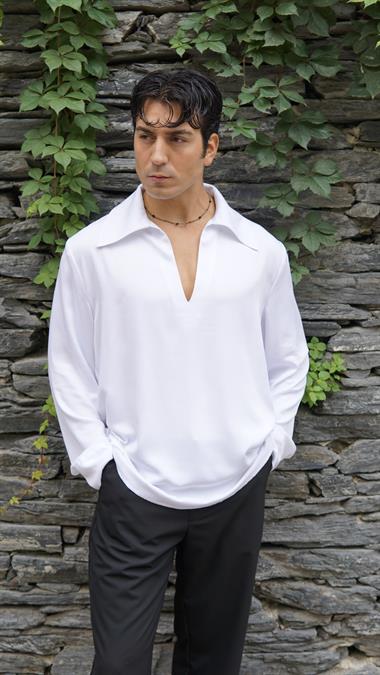 Kont Alucard Beyaz Gömlek