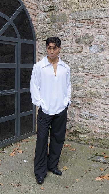 Kont Alucard Beyaz Gömlek