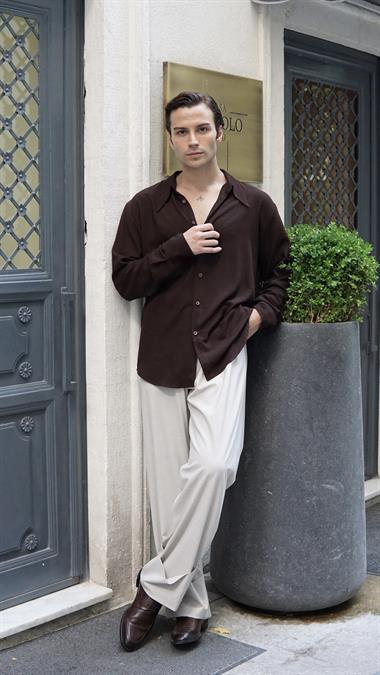 Sydney Ekru Pantolon