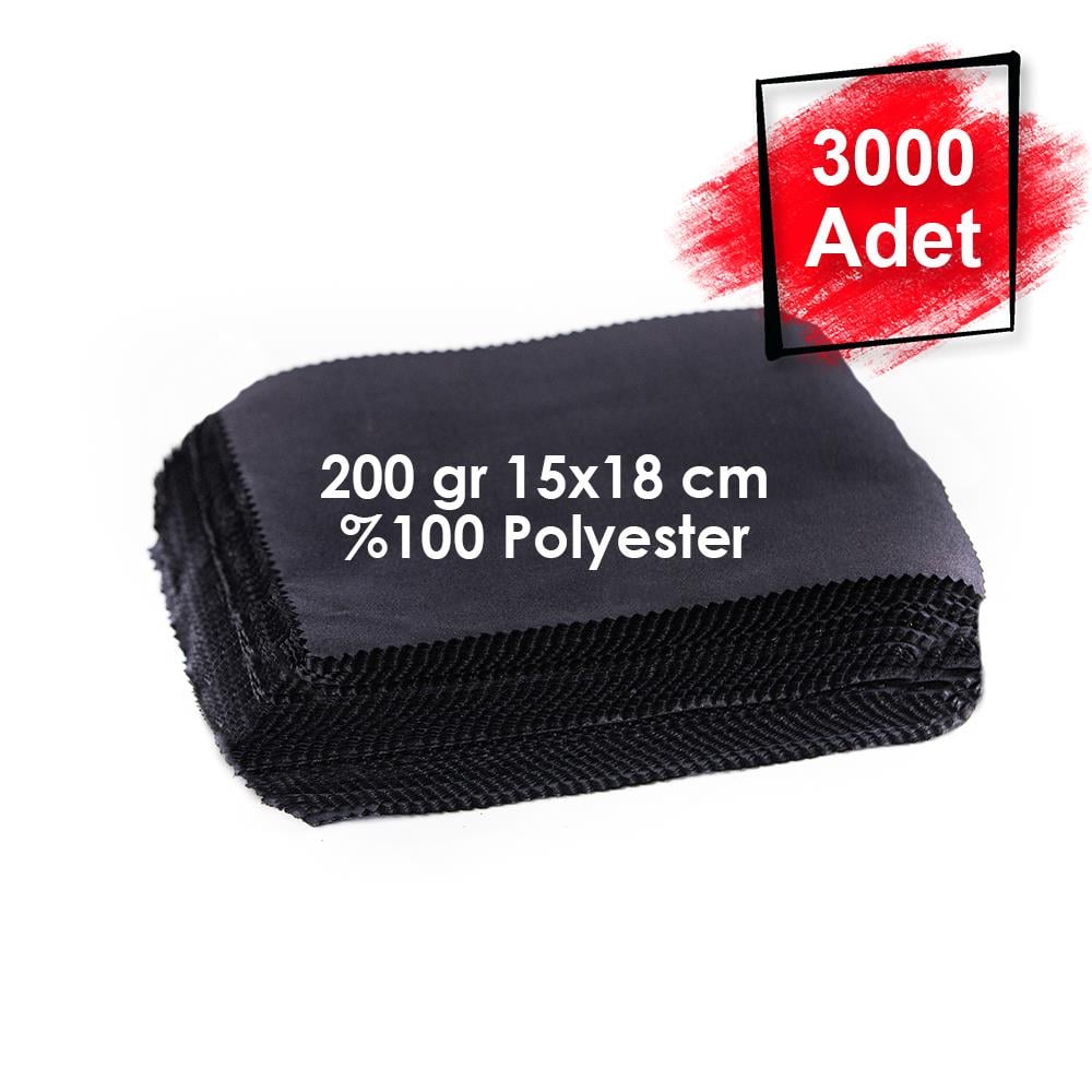 Baskısız Mikrofiber Gözlük Temizleme Bezi 3000 Adet 200 gr 15x18 cm %100 Polyester
